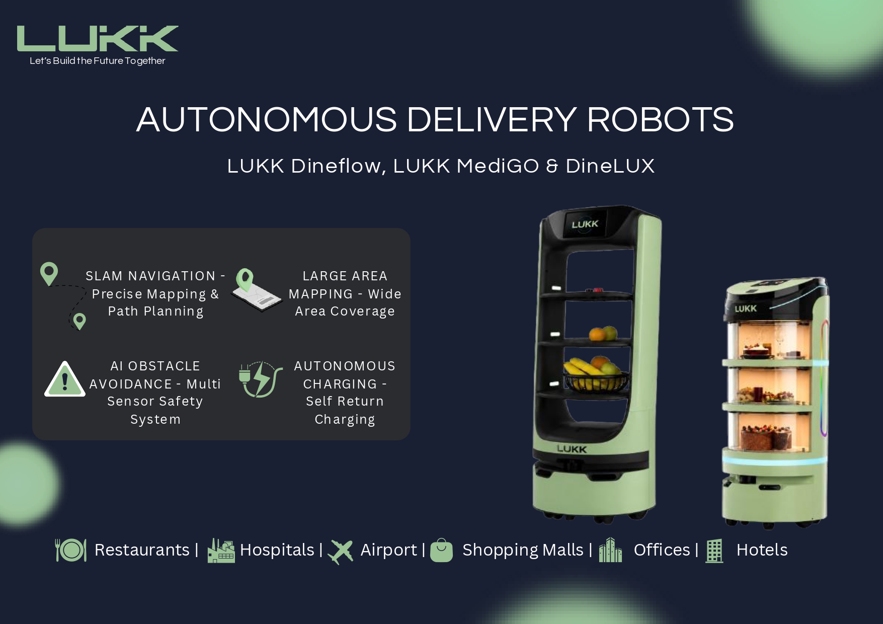 AUTONOMOUS DELIVERY ROBOTS