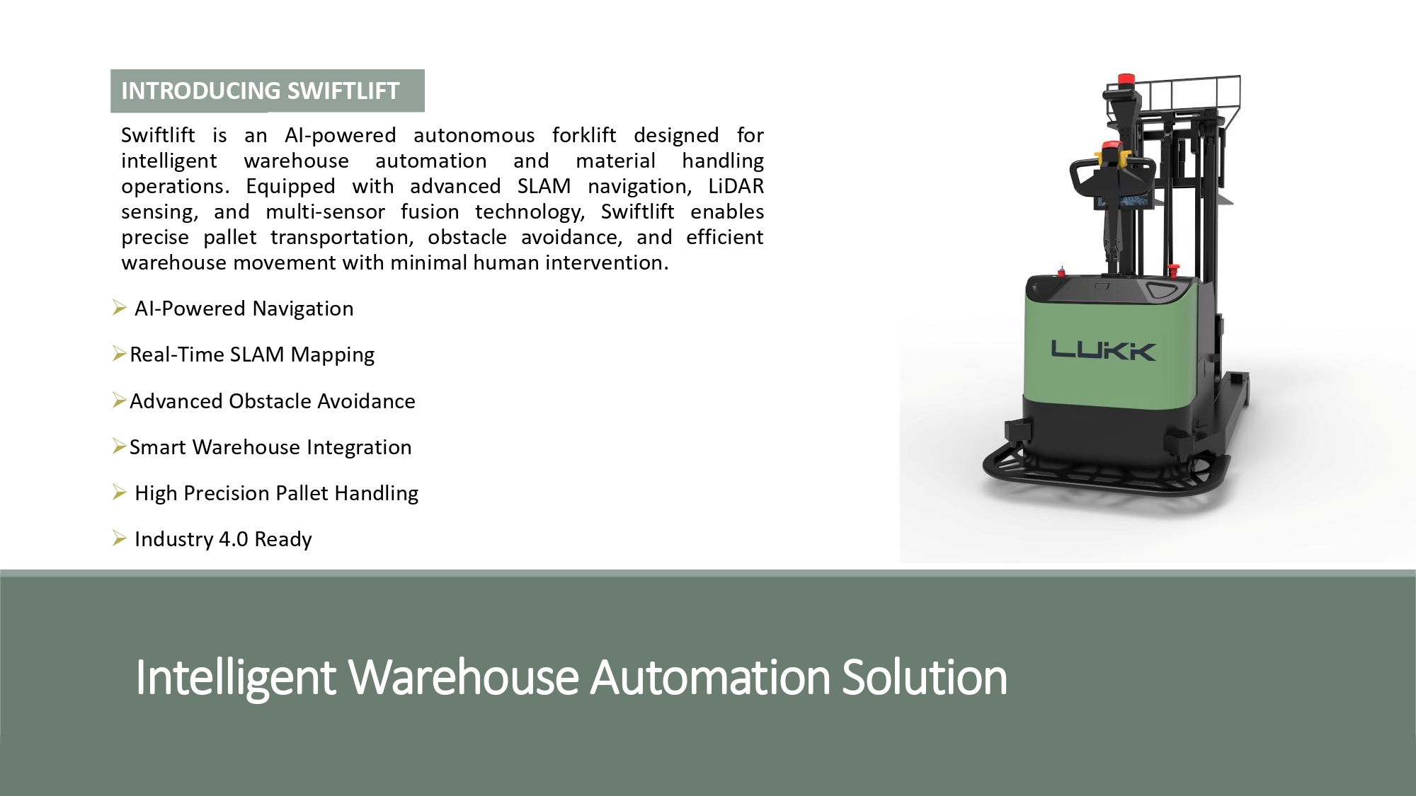 SWIFTLIFT - AUTONOMOUS FORKLIFT - Image 6