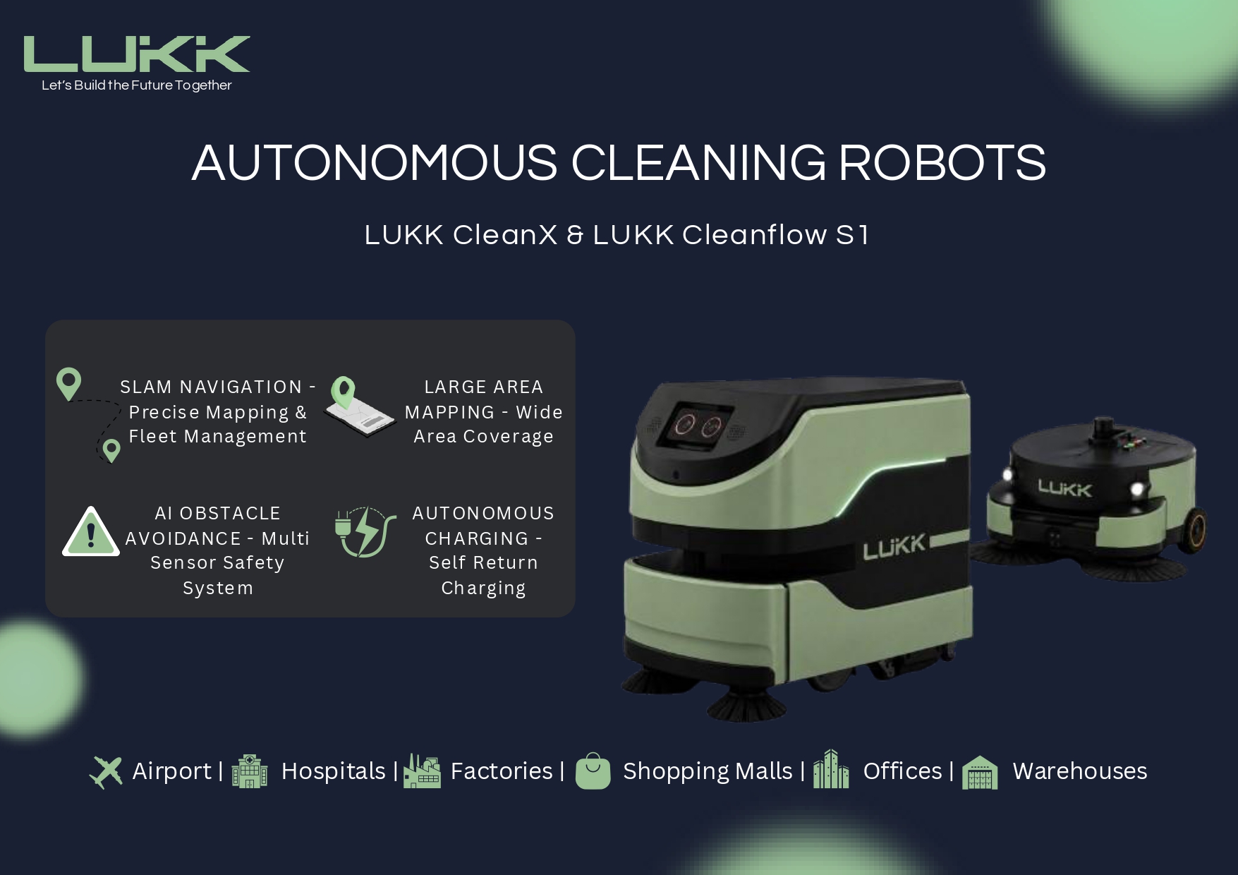 AUTONOMOUS CLEANING ROBOTS